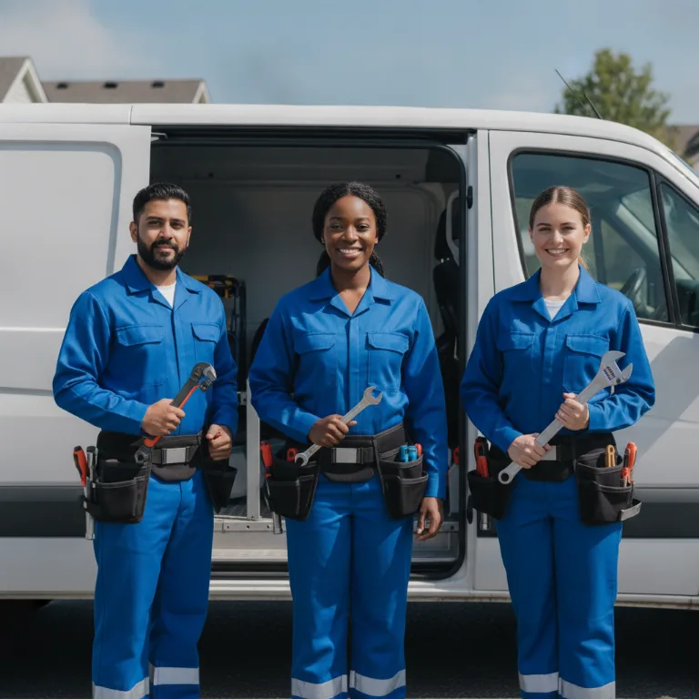 Plumber team in Blackpool